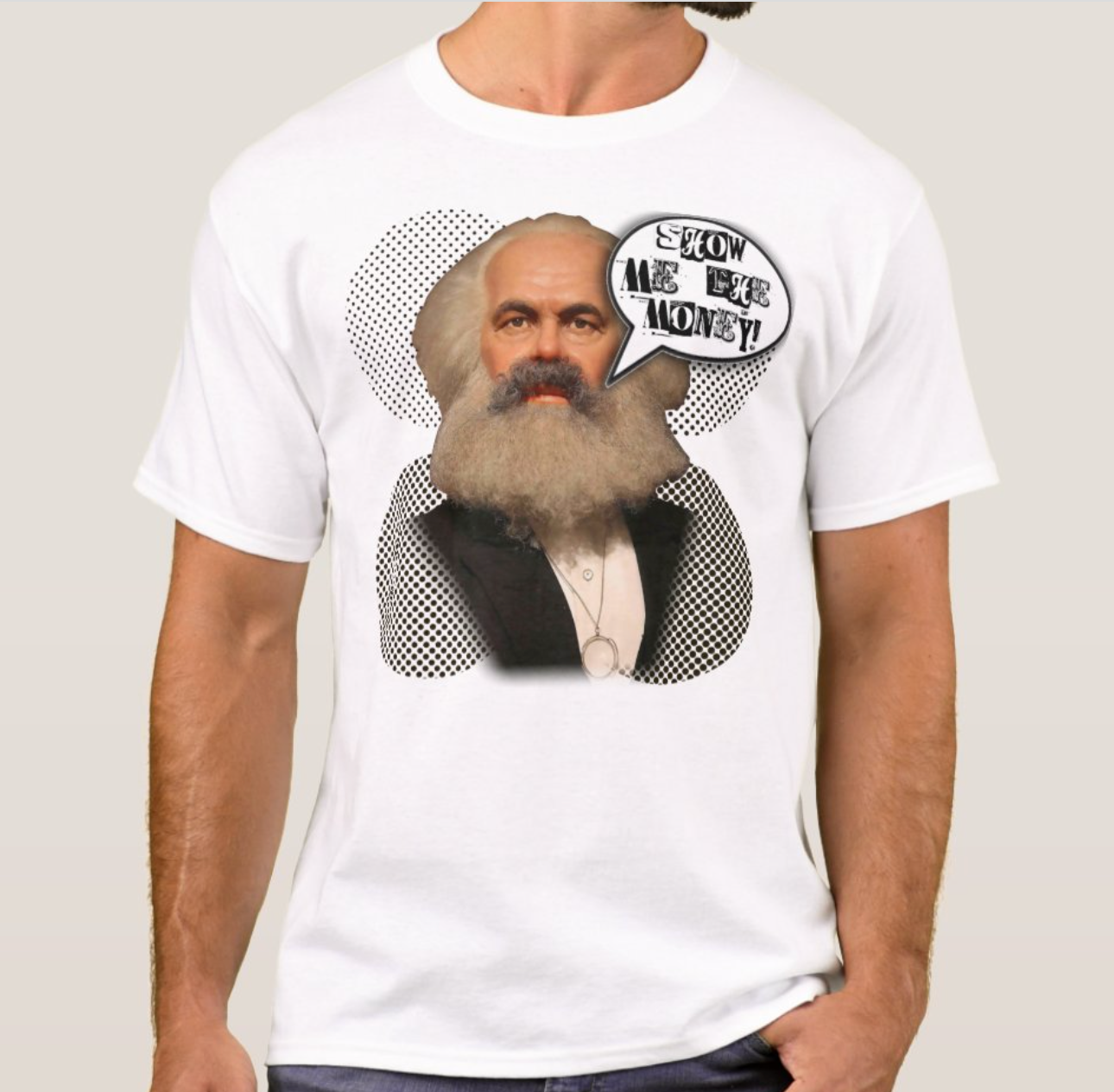 Windows Booksellers – Marx, Show Me the Money t-shirt